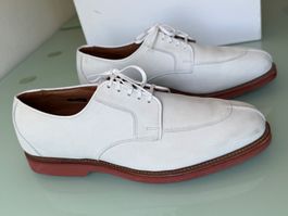 ALLEN EDMONDS Smoking Tuxedo Derby Leder Loafers 43.5 NEUE