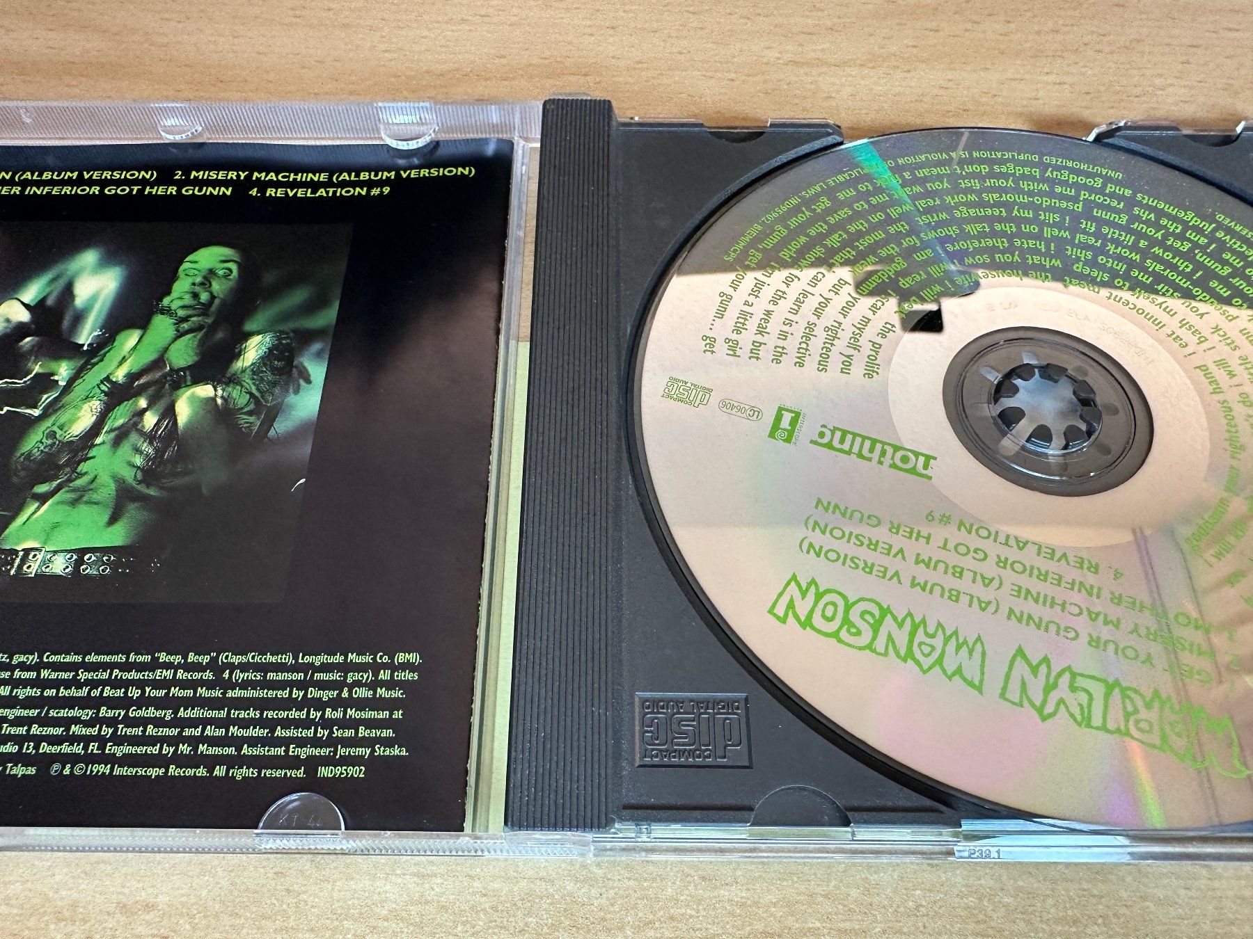 CDs: Marilyn Manson – Get Your Gunn – Gebraucht aus Rikon im Tösstal von Alpenmutz 2