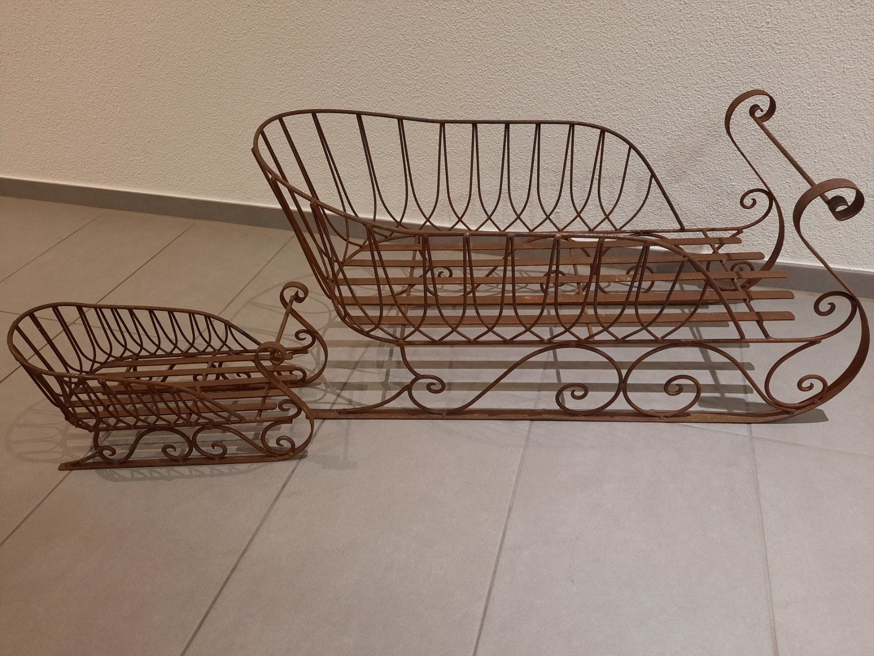 Tutte le decorazioni: Deko-Schlitten Set, Rostoptik versiegelt, Winterstimmung – Usato da Malters venduto da dah_9xqm 3