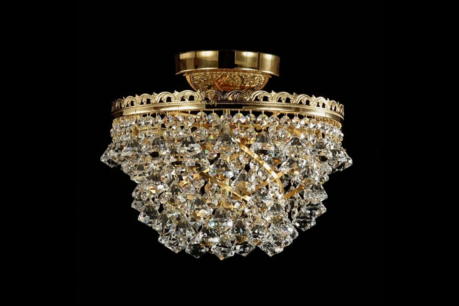 Lampadari & plafoniere: Kronleuchter Athens 3 Gold – Nuovo e nell'imballaggio originale da Glattfelden venduto da Bohemiancrystal