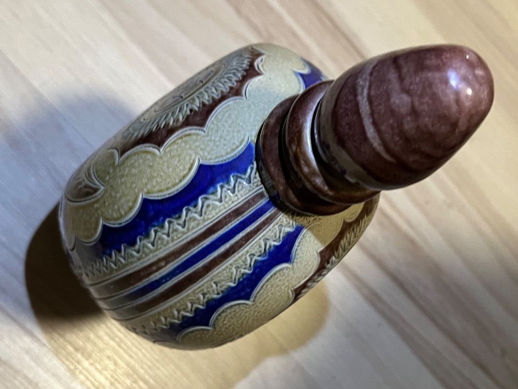 Vasi & Recipienti: Antike GLASUR-KERAMIK-VASE / flach-oval / zirka 1925-1935! – Usato da Frauenfeld venduto da sav_m8xk 5