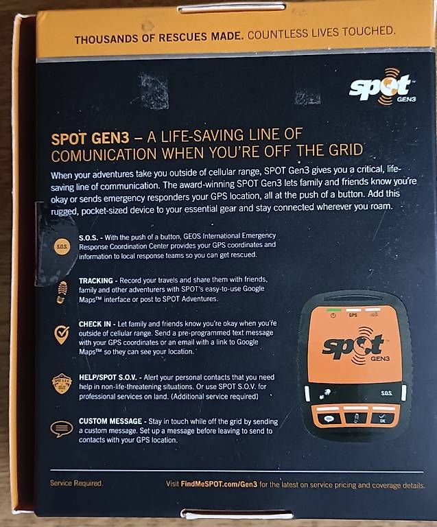 GPS & Strumenti di misurazione: spot gen3 satellite gps messenger – Usato da Neirivue venduto da Gflyman 1