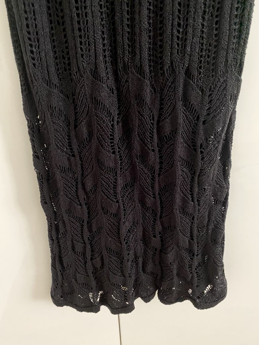 Robes: Sommerliches, schwarzes Strickkleid, Grösse S – Neuf (Voir description) à Rorschach par Vane____ 1