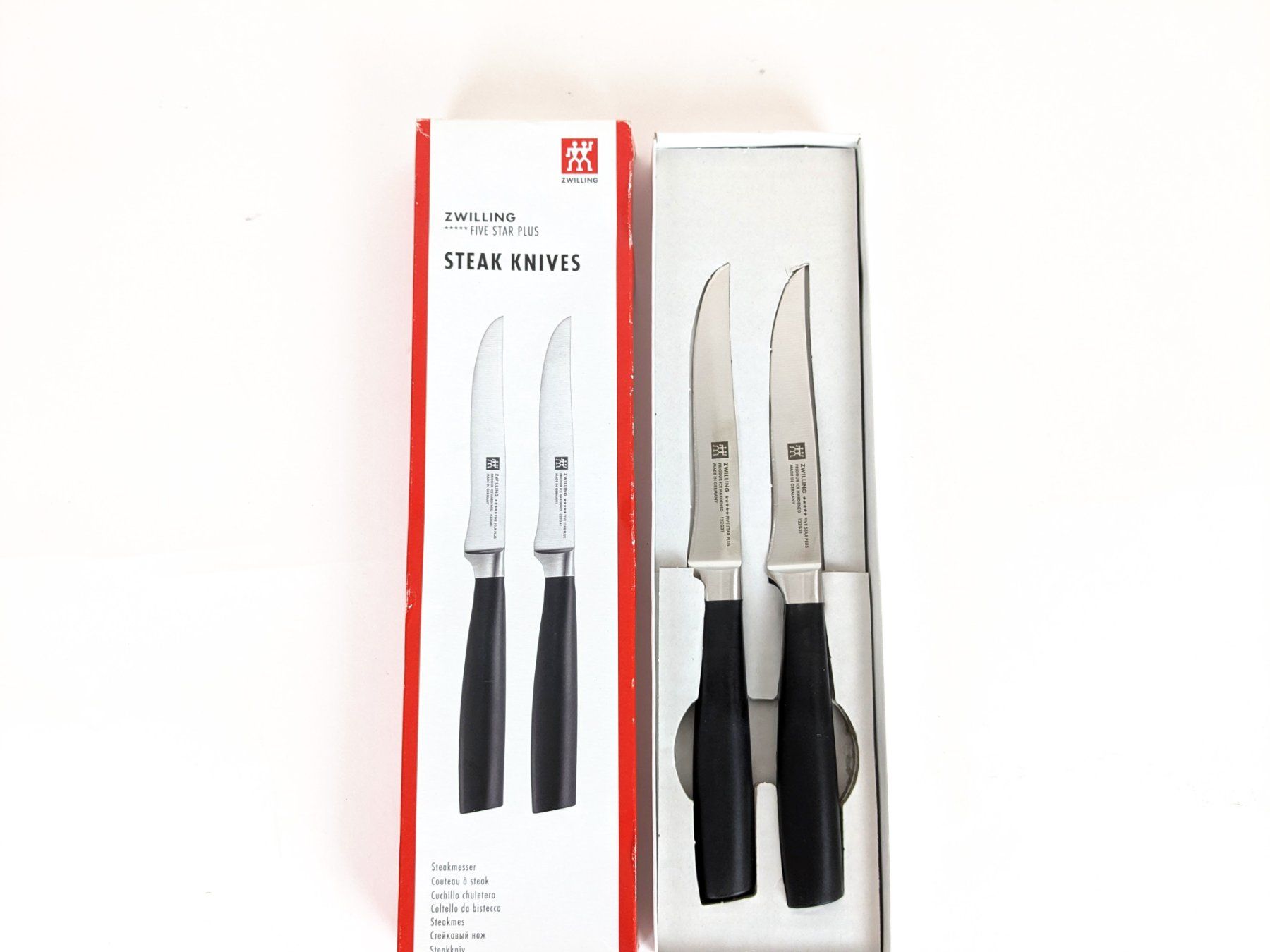 Zwilling Coltelli: ZWILLING Messerserie FIVE STAR PLUS Steakmesser – Usato da Thun venduto da Restwert_Thun 2
