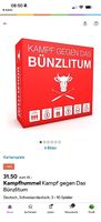 KANPF GEGEN DAS BÜNZLITUM