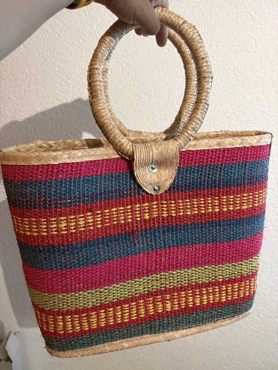 Borse: Sommer Strandkorb Basttasche Handarbeit – Usato da Hirschthal venduto da cel_w772 3