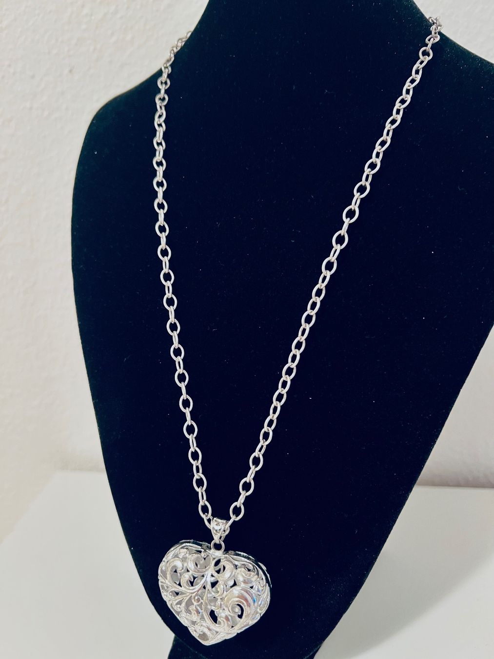 Colliers: Sterling Silber Herz Anhänger Kette – Neuf avec emballage d'origine à Rüschlikon par topswissvintage 5