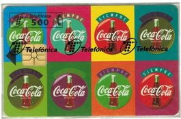 Privat Telefonkarte Spanien Coca Cola originalverpackt