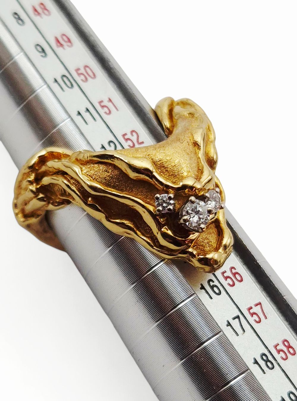 Gilbert Albert Anelli: Bague Gilbert Albert or 18 k diamants – Usato da Clarens venduto da Rimany 5