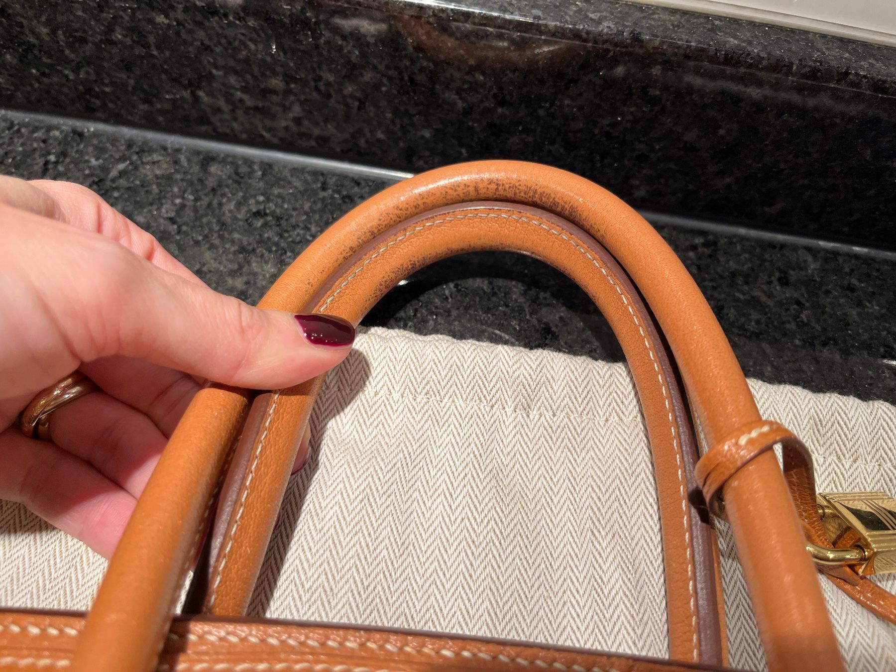 Hermès Borse: Hermes Birkin 35 Buffalo Skipper – Usato da Lugano venduto da sar_hz5j 8