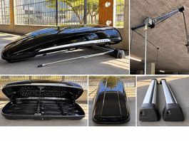 Volvo Dachbox 350L + Dachträger + Deckenlift XC60