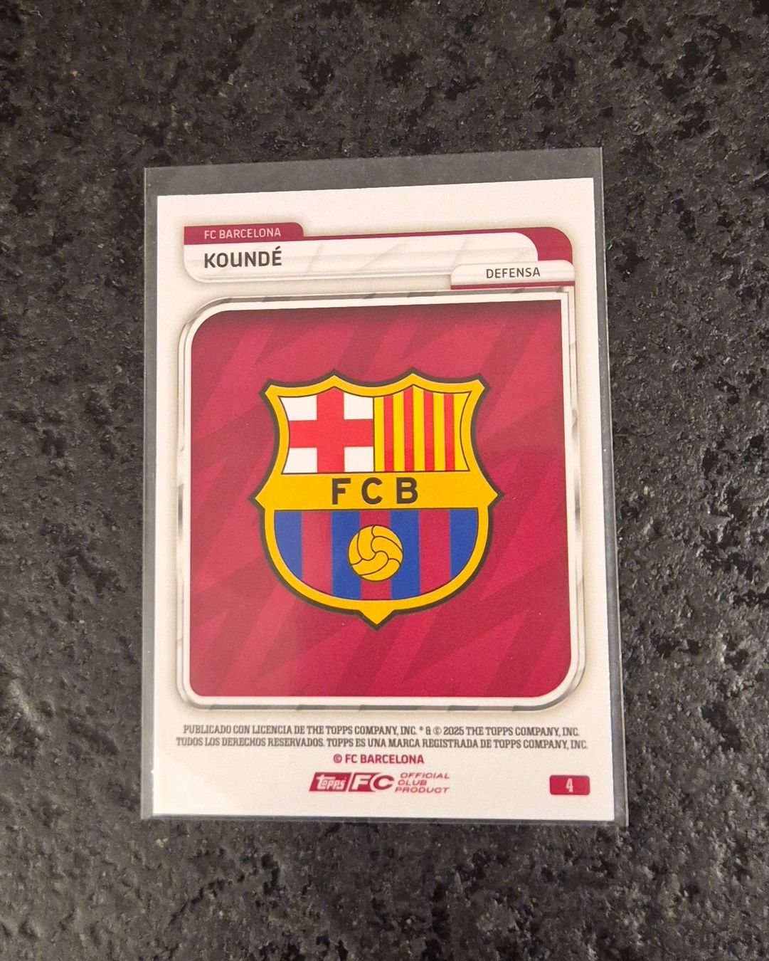 Topps Sammelbilder & Trading cards: Jules Kounde /99 - Barcelona - Topps – Neu (gemäss Beschreibung) aus Burg AG von Danoe 1