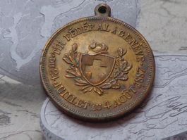 Médaille Tir Fédéral Genève 1887 - Wilhelm Tell (RARE)