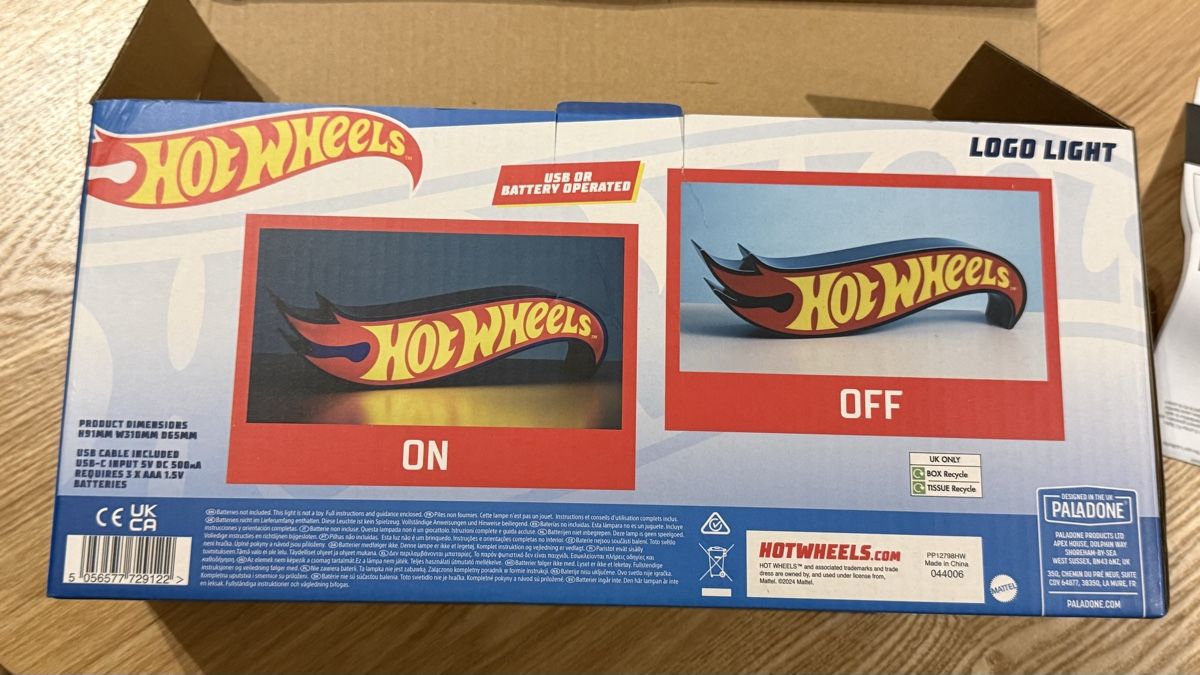 Hot Wheels Modellini d'auto: Hot Wheels Logo Lampe - – Usato da Basel venduto da Zomeg 3