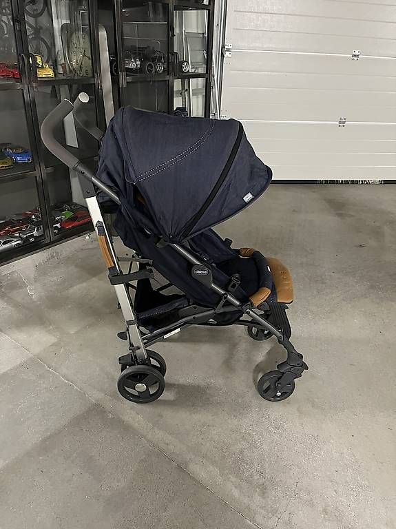 Kinderwagen: Chiccho Buggy "Denim" mit Lederapplikationen  – Neu und originalverpackt aus Kefikon ZH von 75T 3