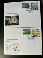 Gotthardtunnel Briefe, 2 Stk., Beginn Ausbruch, 14.02.2025