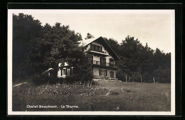 Cartoline postali: AK La Tourne, Chalet Beaumont, 1935 – Usato da Berlin venduto da bartko-reher