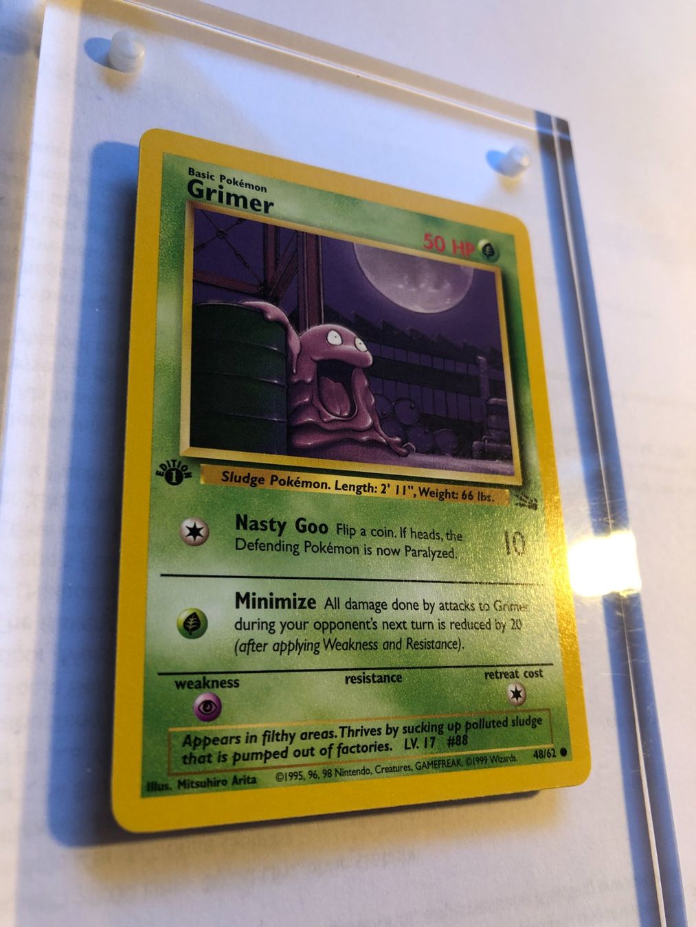 Carte collezionabili: Grimer 1st Fossil - MINT - ab 1.- – Usato da Giubiasco venduto da dan_pr8b 1