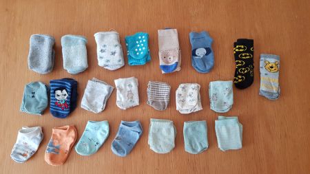 Babysocken, 22 Paar, Grösse 19-22