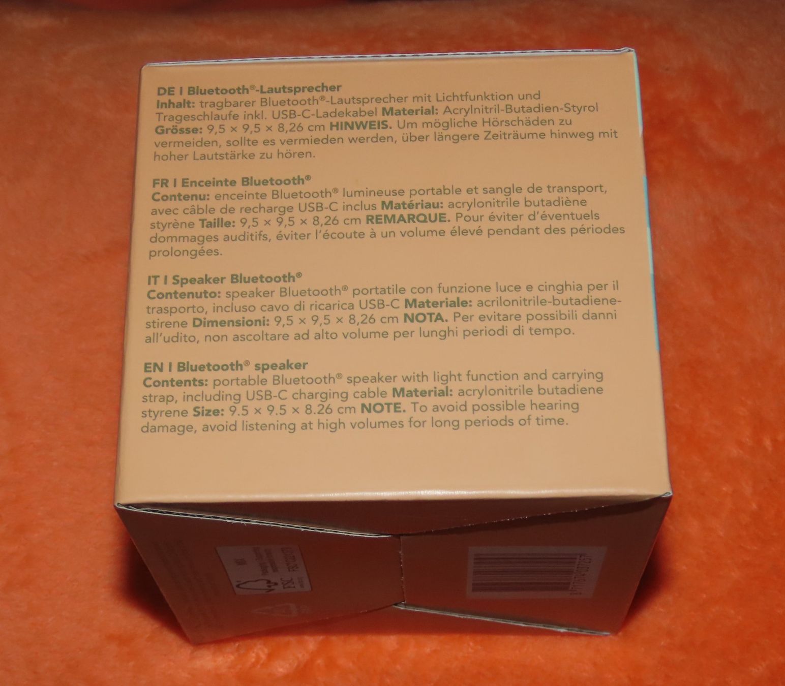 Lautsprecher: Enceinte Bluetooth portable lumineuse Coop – Neu und originalverpackt aus Troistorrents von Marion70 1