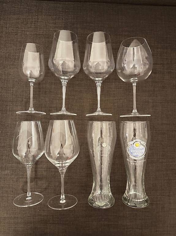Gläser: Wein- und Biergläser – Gebraucht aus Zürich von martinfel