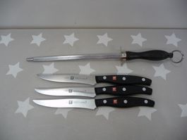 3 Zwilling Twin Pollux Messer und Wetzstab