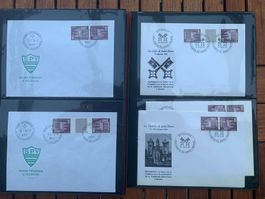 1976 - Classeur 84 FDC - mit Einzelmarken - avec tbr isolés