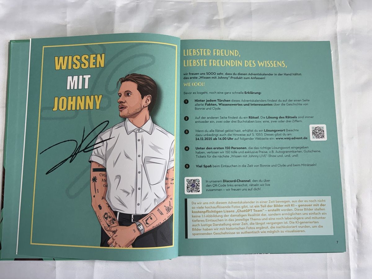 Calendari: ADVENTSKALENDER:Wissen mit Johnny – Nuovo (secondo la descrizione) da Thürnen venduto da Lilie37 2