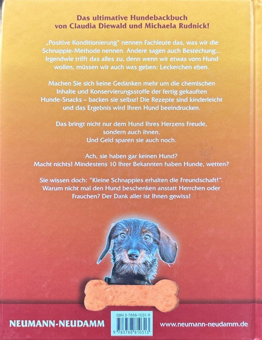 Bücher: Schnappies - Hundecookies selbstgemacht – Neu (gemäss Beschreibung) aus Sarnen von Livres 1
