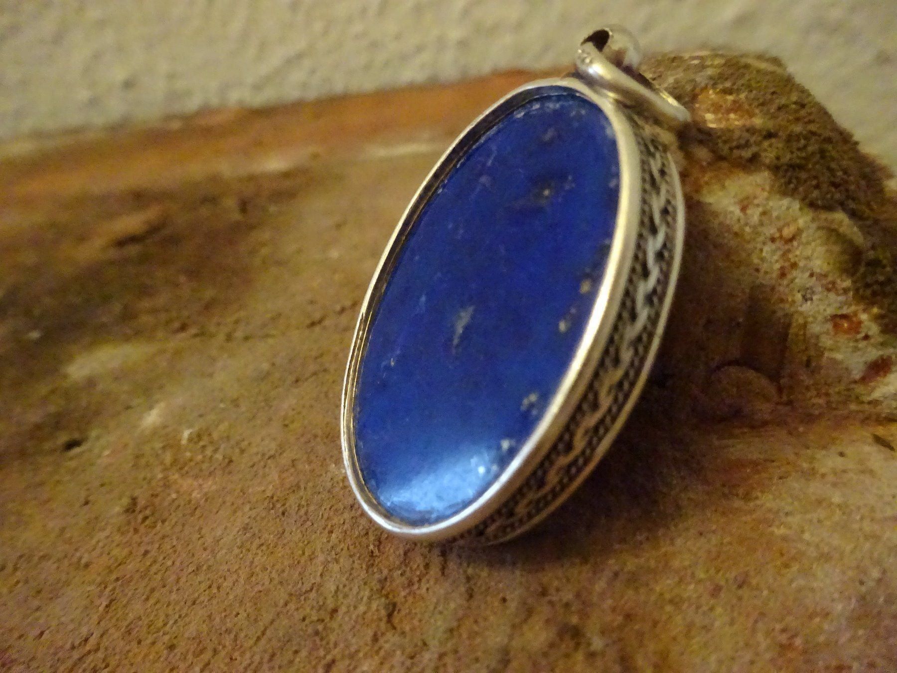 Ciondoli: Anhänger Lapislazuli / 925 Silber – Usato da Esslingen venduto da FetteSchnecke 2