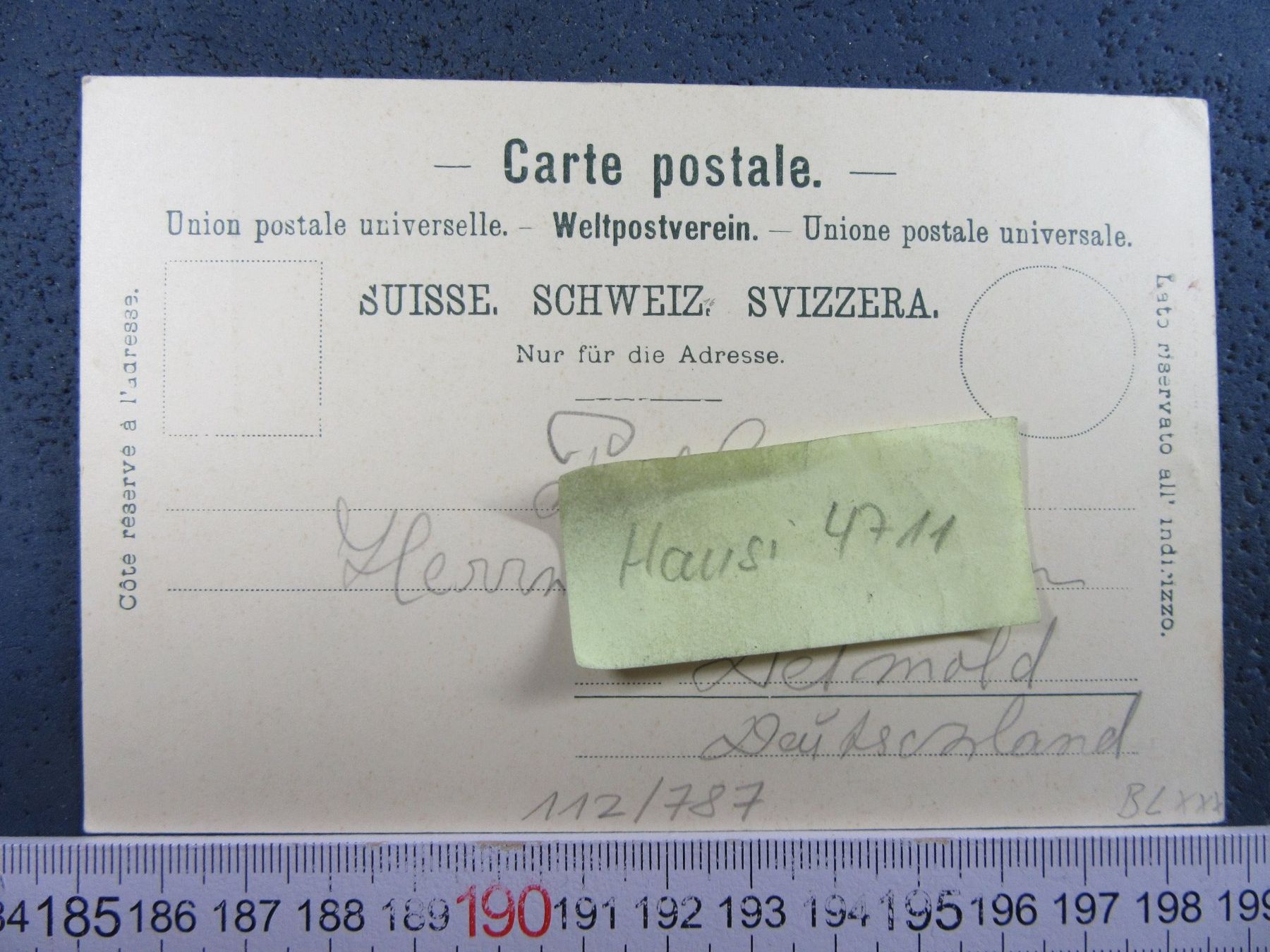 Cartoline postali: GRUSS VOM SCHLOSS BOTTMINGEN BL AK – Usato da Ettingen venduto da Hausi4711 1