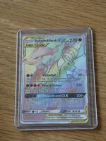 Pokémon Karte Reshiram & Glurak GX Tag Team Rainbow Rare