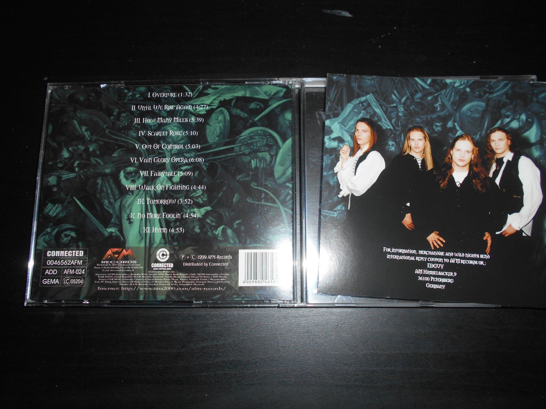CD: Edguy – Vain Glory Opera / 1999 – Usato da Aarberg venduto da witchhunter01 1