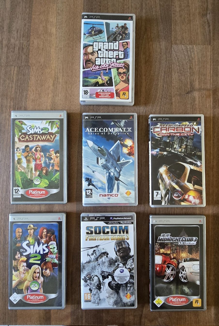 CD: PSP Spiele 7CD's – Usato da Rickenbach ZH venduto da manicardo60