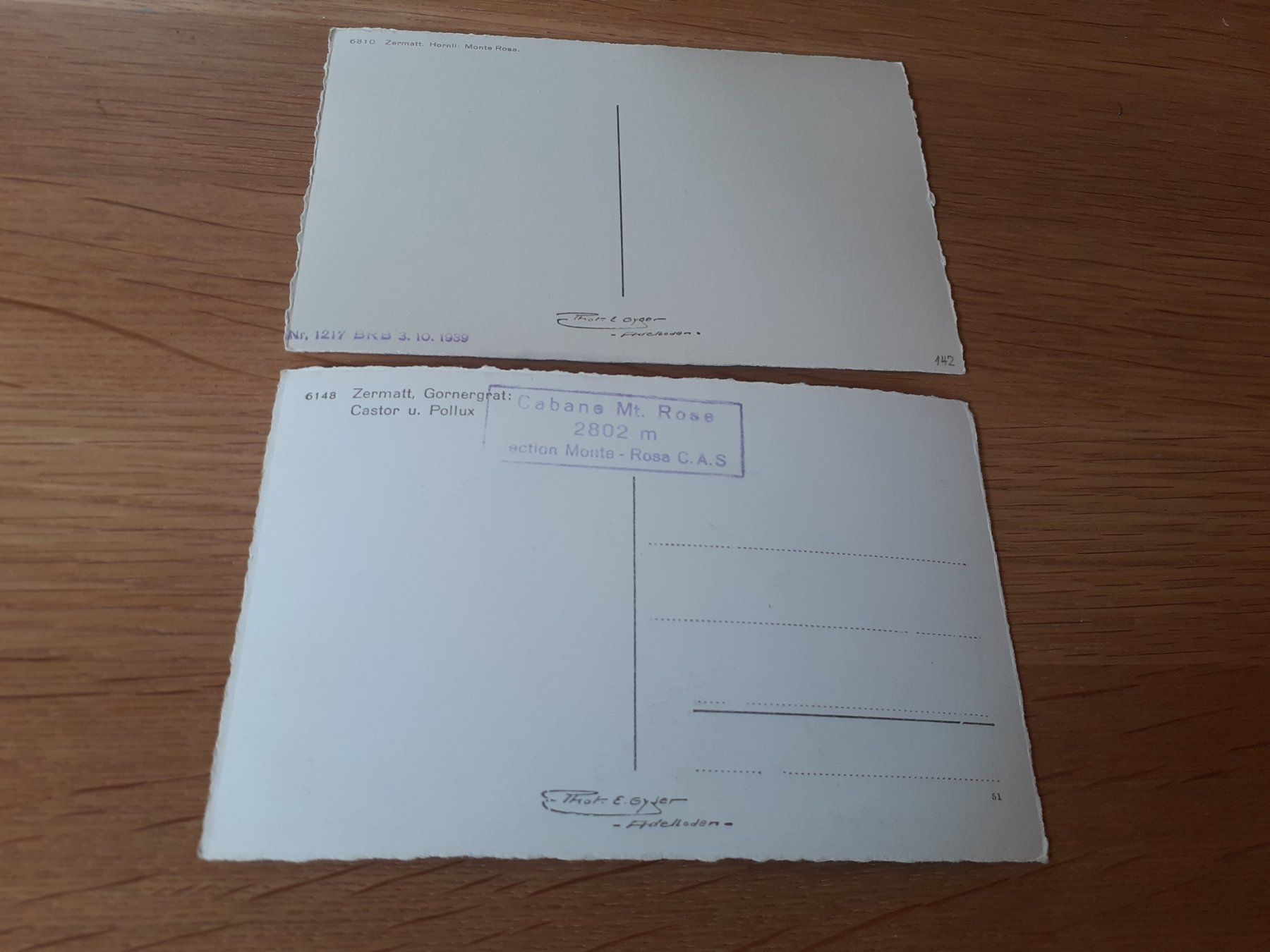 Cartoline postali: ZEREMATT - GORNERGRAT - CABANE MT. ROSA – Usato da Winterthur venduto da Ornyx7 1