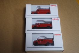 4 VÉHICULES POMPIERS   °°°° MÄRKLIN  °°°°