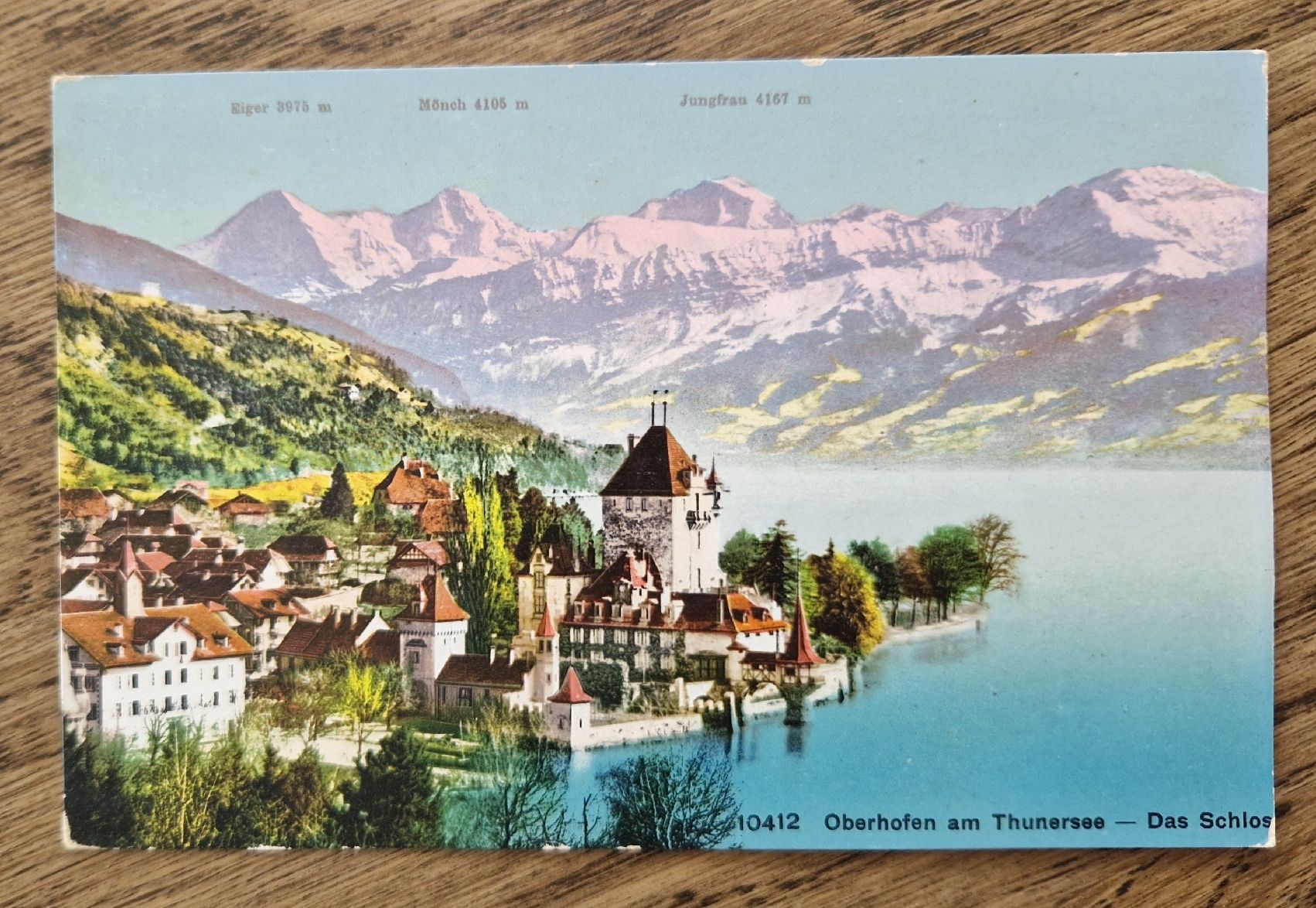 Cartoline postali: Oberhofen am Thunersee – Usato da Ebikon venduto da Donar50