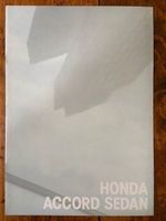 HONDA ACCORD SEDAN Prospekt brochure catalogue éd. Suisse fr