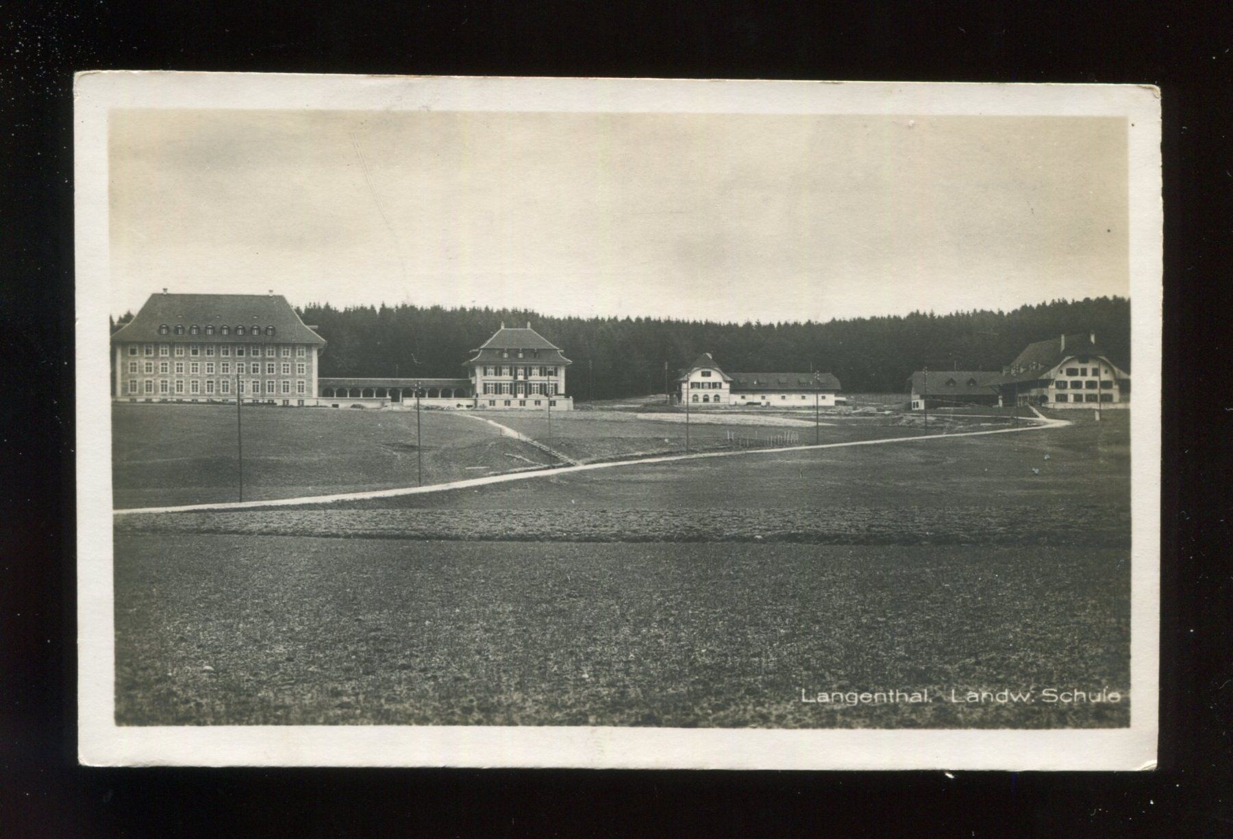 Cartoline postali: Langenthal, Landw. Schule – Usato da Aarau venduto da Elmaar41