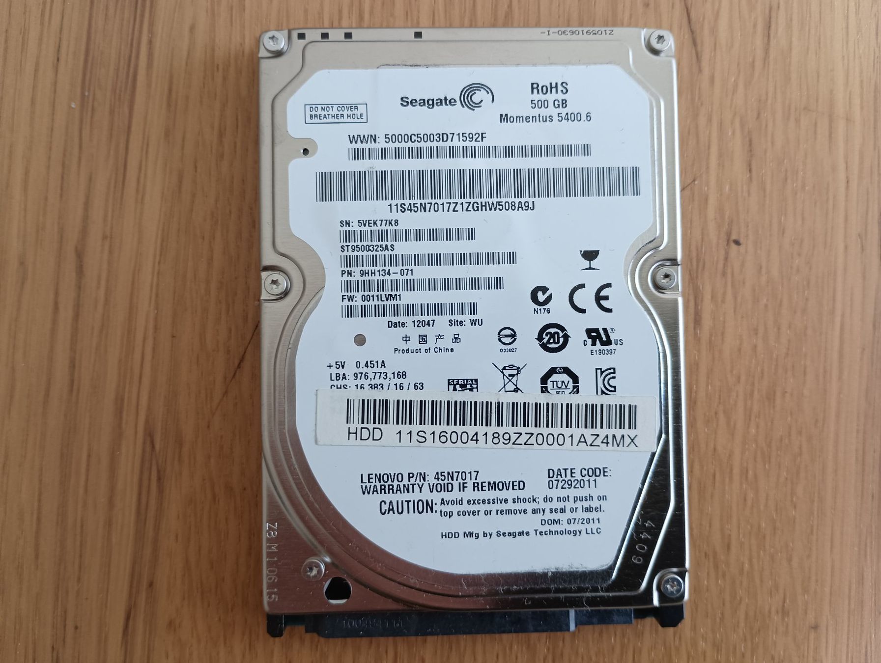 Harddisks: Versch. SATA Harddisks Festplatten 2.5" mit SMART errors. – Defekt aus Basel von Jbeu06 3