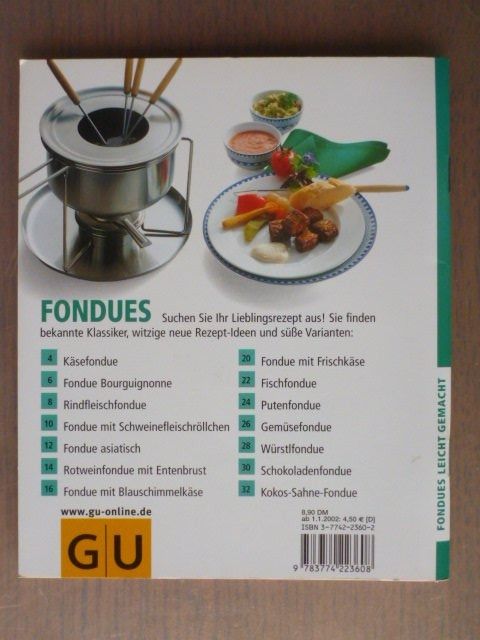 Libri: Fondues leicht gemacht – Nuovo (secondo la descrizione) da Sils im Domleschg venduto da Foeniculum 1