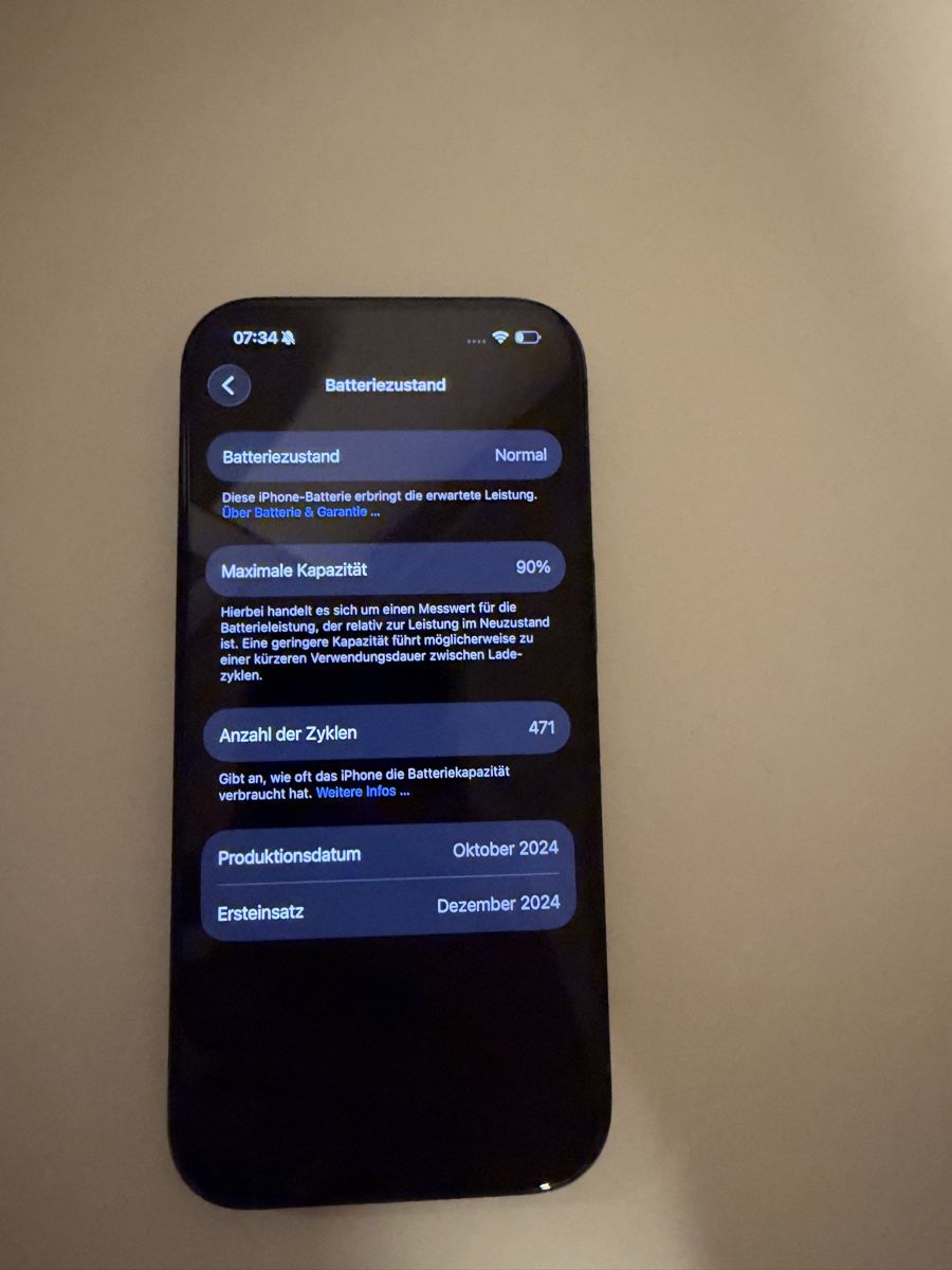 Apple Handys / Smartphones: Iphone 16 Pro 256 GB Schwarz – Gebraucht aus Starrkirch-Wil von Raffayg 1