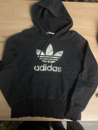 Schwarzer Adidas Hoodie, Gr.40, Top Zustand