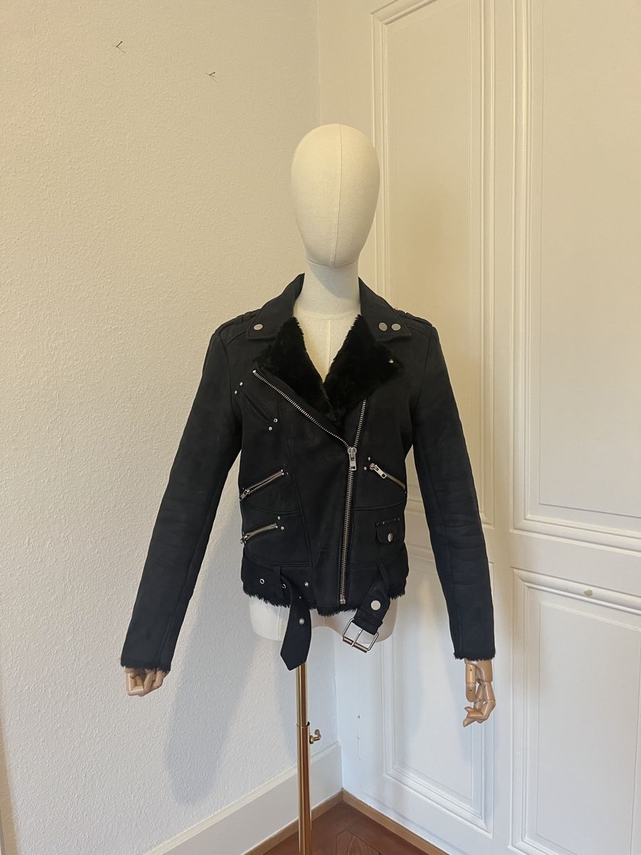 Kooples Giacche: The Kooples Black Jacket, Size M, fur – Usato da Mies venduto da nic_yk5d