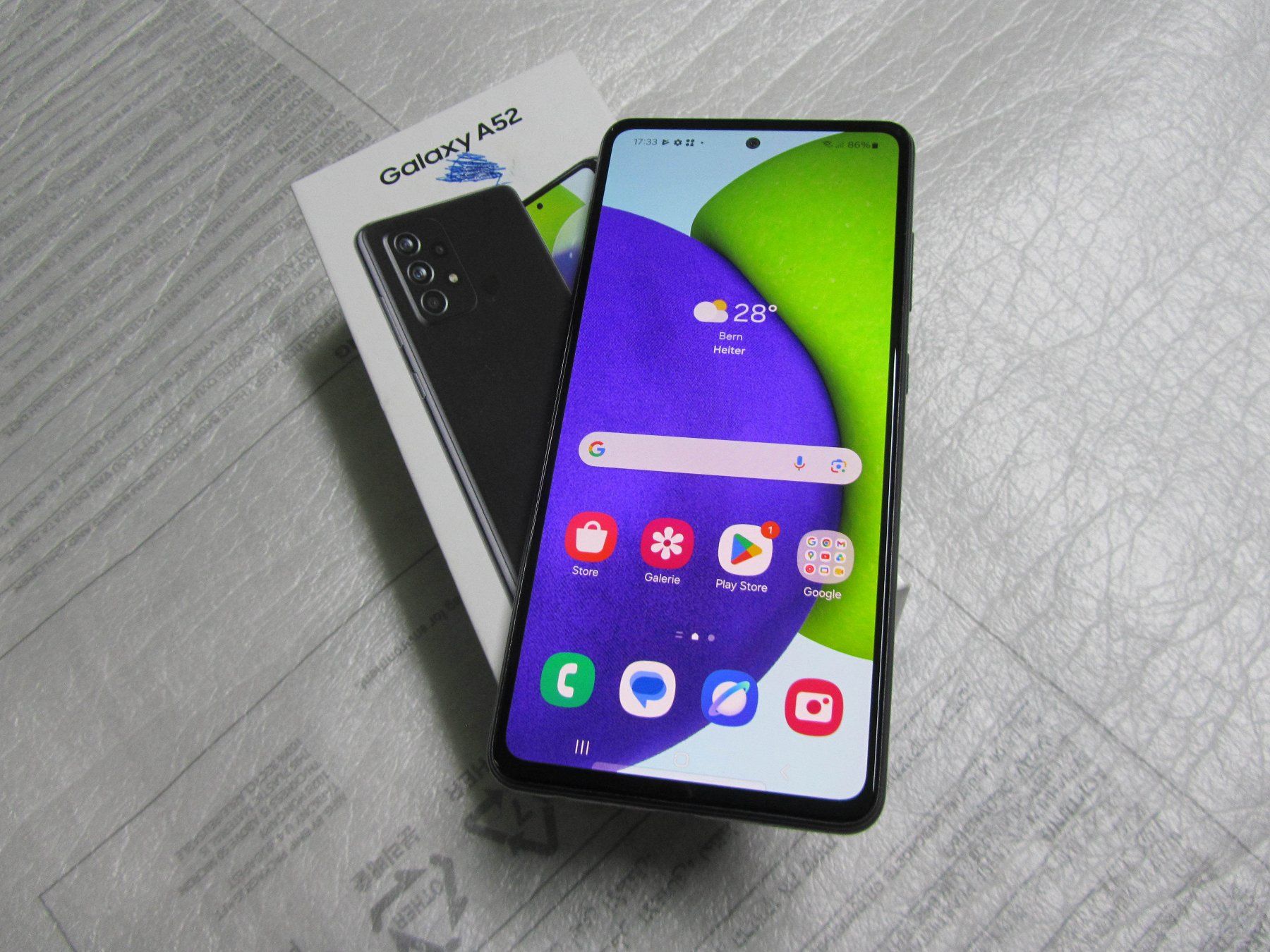 Samsung Telefoni cellulari / Smartphones: Samsung Galaxy A52 128GB Awesome Black – Usato da moosseedorf venduto da RTN10