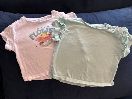 2er.-Set T-Shirt für Mädchen Gr.74