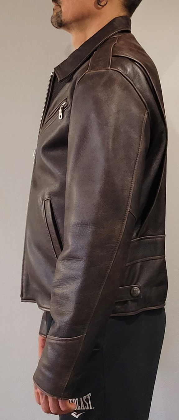 Giacche: Route 66 Lederjacke / Biker / Caferacer Grösse L – Usato da Emmen venduto da Boeneler 3