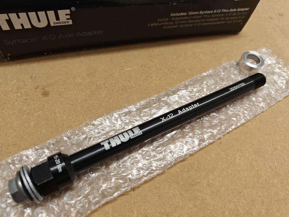Thule Thru Axle Syntace M12 X 1.0 Noir - Accessoire Pour Fahrradanhänger