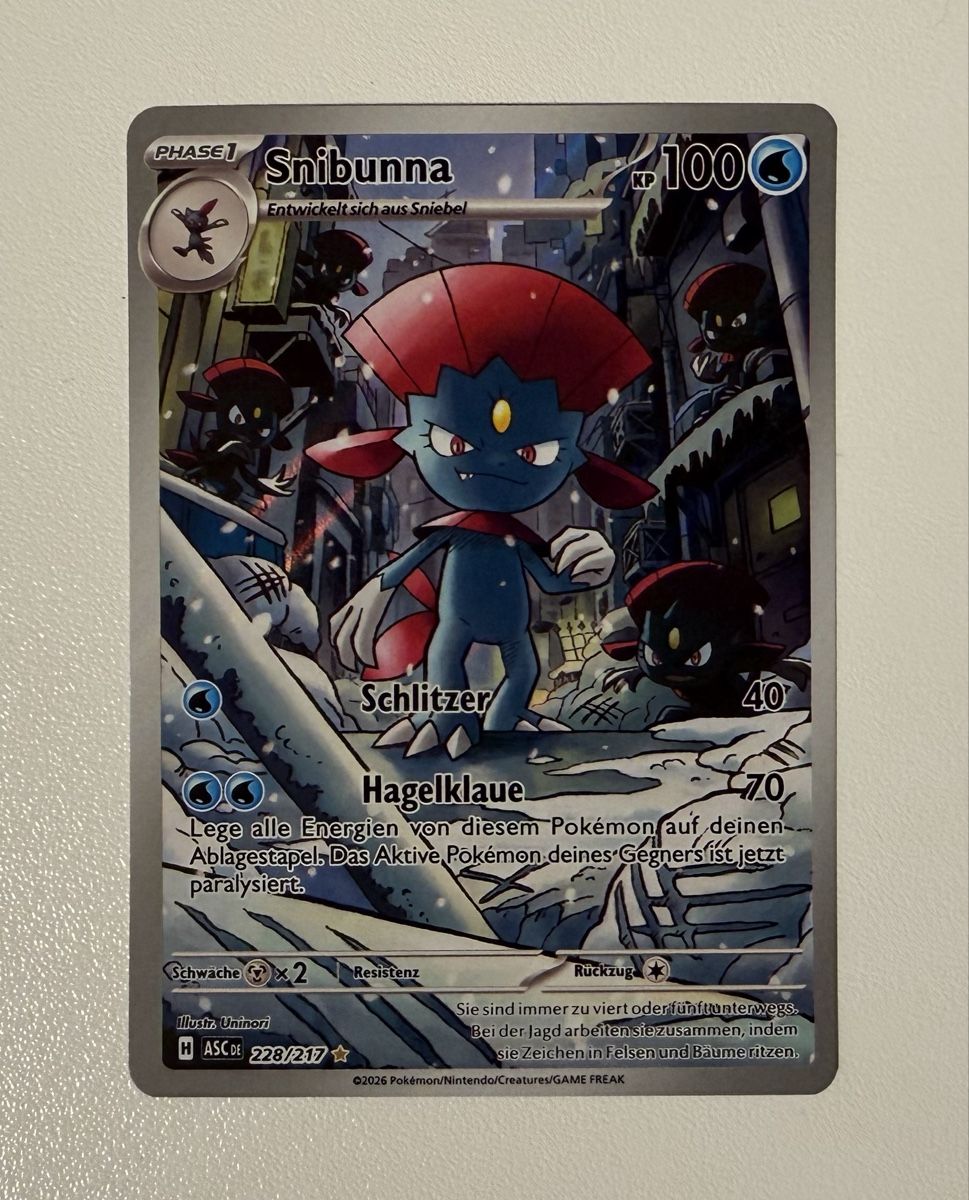 Pokémon Carte collezionabili: Snibunna #228 – Nuovo (secondo la descrizione) da Au SG venduto da Bego1