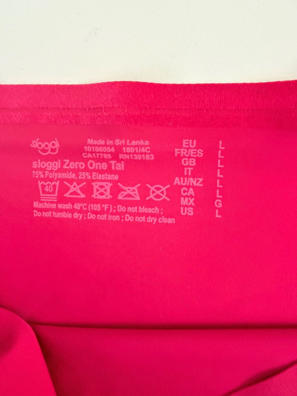 Sloggi Sonstige Unterwäsche: SLOGGI, Tai ZERO ONE, Grösse L, Farbe Pink – Neu und originalverpackt aus Rudolfstetten von gst_g7xl 2